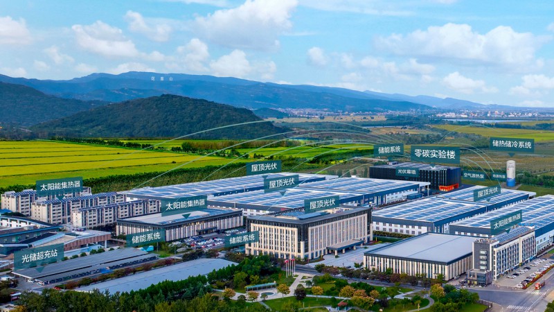 江蘇連云港太陽雨零碳園區冷-熱-電&nbsp;聯產-聯儲-聯供智慧能源解決方案
